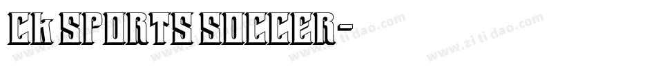 CK Sports Soccer字体转换